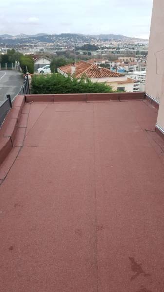 Réalisation d’une étanchéité d’un toit terrasse sur environ 45 m² à Vallauris