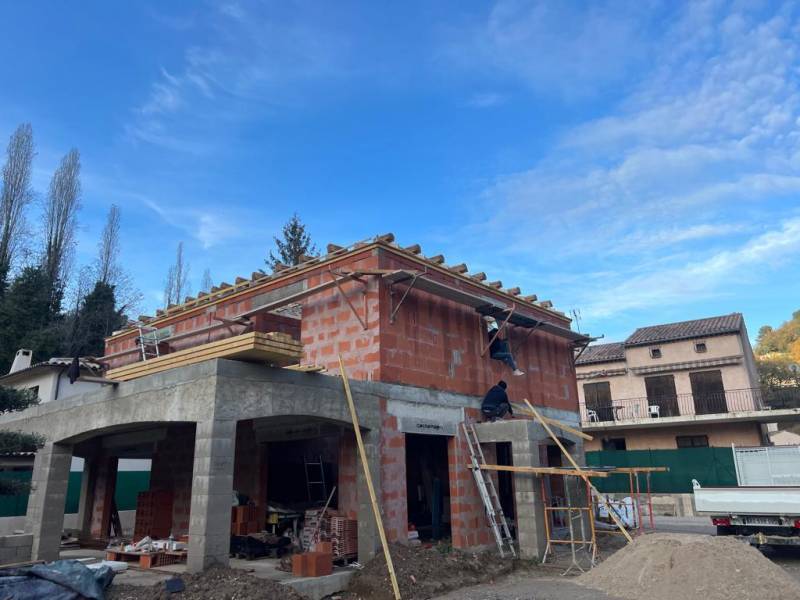 Construction d’une toiture neuve avec charpente 150 m2 à Mougins 06250
